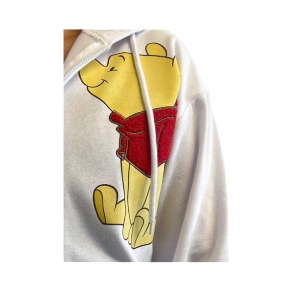 Disney Womens Licensed Winnie The Pooh Full Zip Character Hoodie Size L NWT - Picture 11 of 16